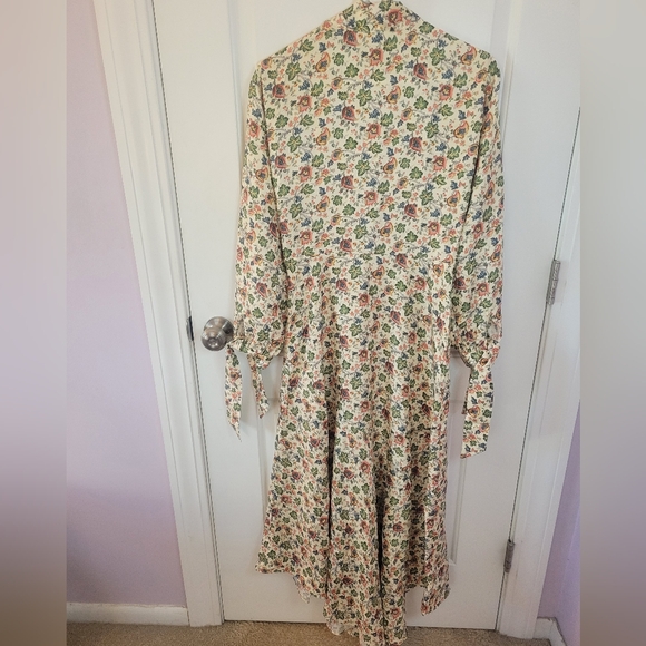 Doen Alda Dress Ivory Mulberry Vine Flora Size Small - Picture 11 of 11